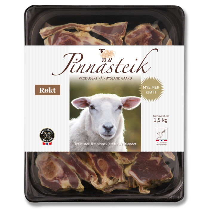 Pinnasteik fra Røysland 1,5 kg - røkt