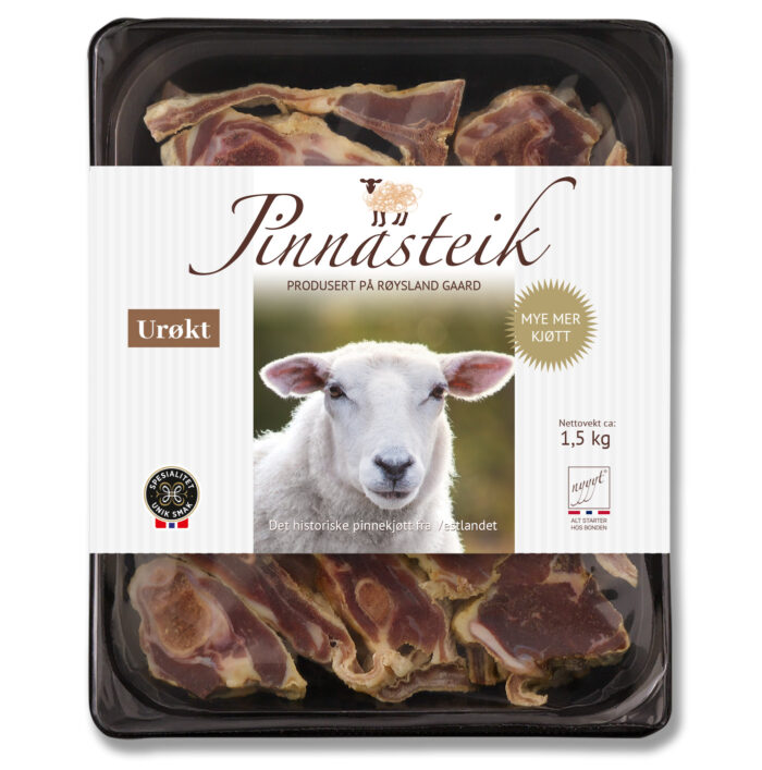 Pinnasteik fra Røysland 1,5 kg - urøkt